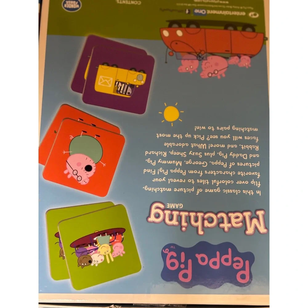 Wonder Forge Peppa Pig Matching Game Preschool Fun Picture‎ Matching Activity